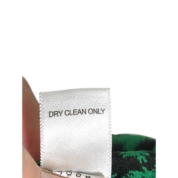 Banana Republic Mini Skirt 10P Pleated Leopard Jacquard Black Green Y2K VTG Boho - Picture 8 of 9